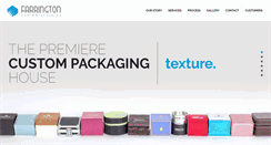 Desktop Screenshot of farringtonpackaging.com