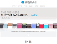 Tablet Screenshot of farringtonpackaging.com